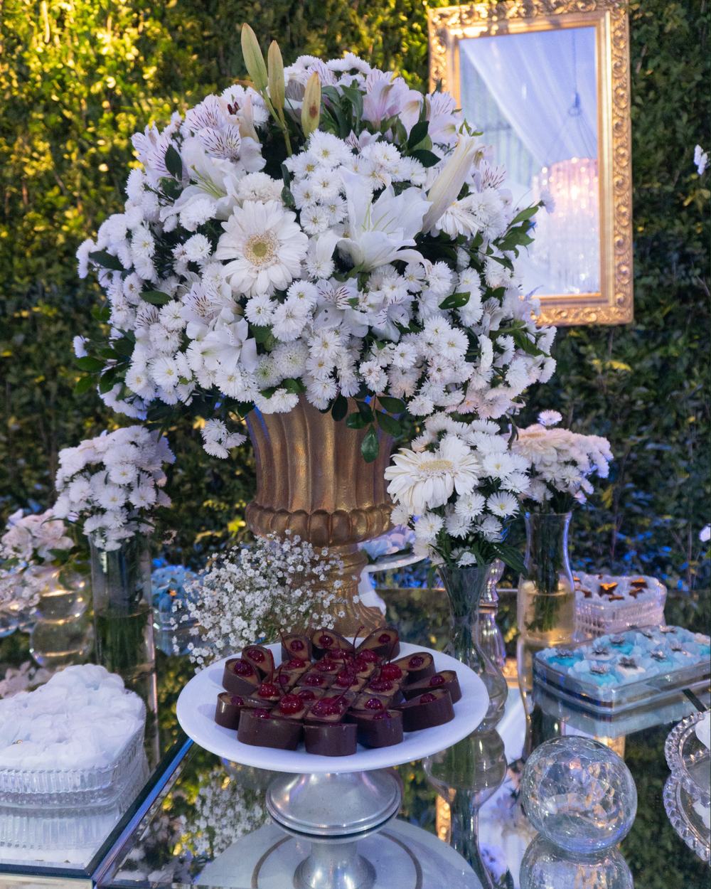 Doces e flores